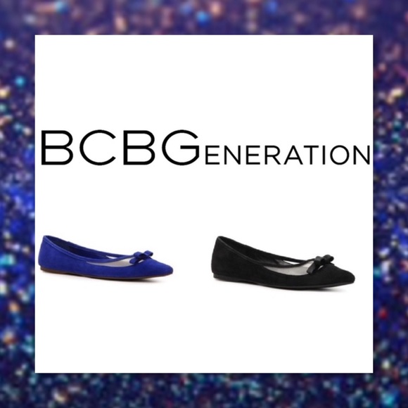 JUST IN🆕BCBG Suede Flats Blue NIB MSRP $79 - Picture 6 of 6